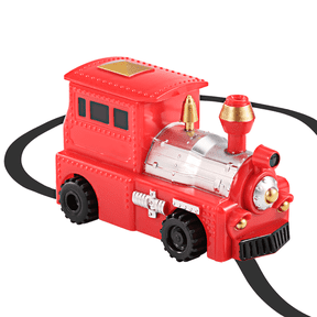 Car Follows Drawn Line Sensing, Inductive Vehicle, Cartoon Engineering Model, Interactive Educational Track Toy, Automatic Route Detection Suitable for Child, Train Head
