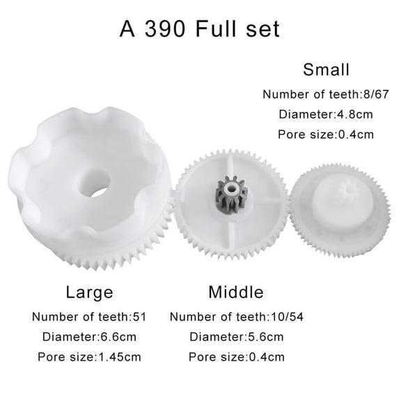 Car For 390 Gearbox Plastic Gear For Electric Baby Cars 550 Gearbox Gear A 390 Full Set