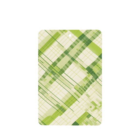 Car Fragrance Piece Four Pieces Of Fresh Air Lavender Smell Contains Lanyard Plastic Film Wrapped For The Bathroom Bed In The Car Room Lime Houndstooth Hand-Drawn Sketch_4 Rectangle