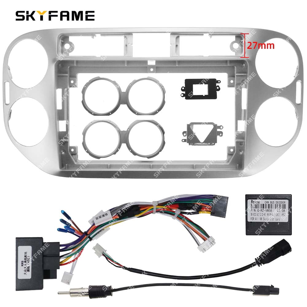 Car Frame Fascia Adapter Canbus Box Decoder Android Radio Dash Fitting ...