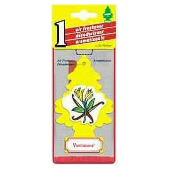 Car Freshner 10105 Little Trees Air Freshener Vanillaroma Scent - Single Tree per Package