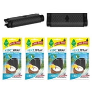 Car Freshner CTK5272524 Caribbean Colada Vent Wrap Air Freshener, Pack of 4