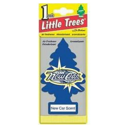 Car Freshner Corporation (CRFU1P-10189) Little Tree Car Freshener, New Car Scent, One per Pack