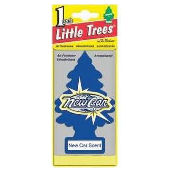 Car Freshner Corporation (CRFU1P-10189) Little Tree Car Freshener, New Car Scent, One per Pack