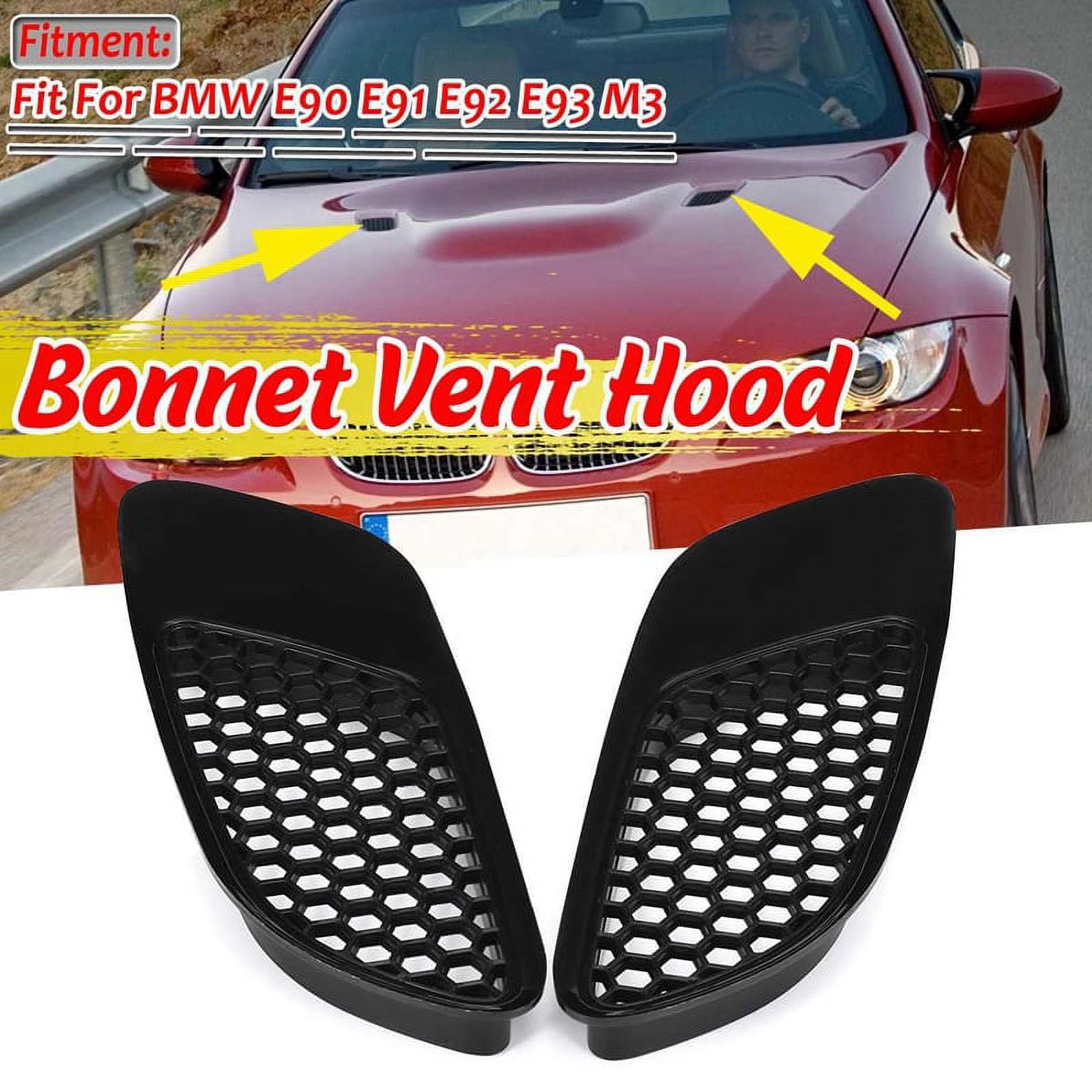 Car Front Air Scoop Vent Hood Vent Louvers