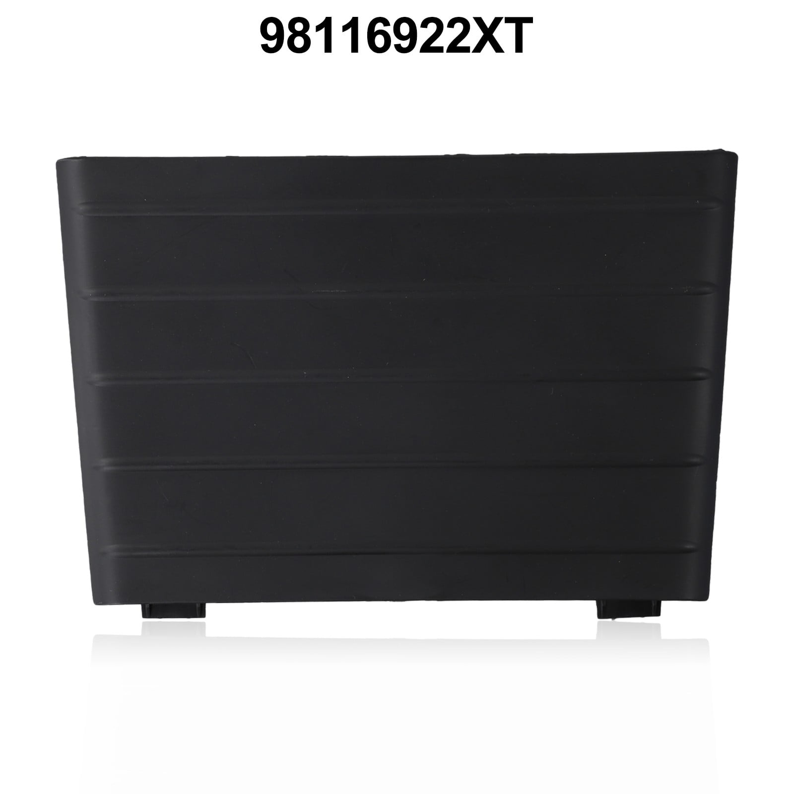 Cache Grille Centrale Pour Peugeot 3008 Et 5008 (2016-2019) - Pièce De Rechange Noire ABS, Réf. OEM 98116922XT