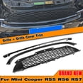thumbnail image 1 of Car Front Bumper Grille Mesh + Frame Trim For Mini Cooper R55 R56 R57 R58 2007-2015  Black, 1 of 11