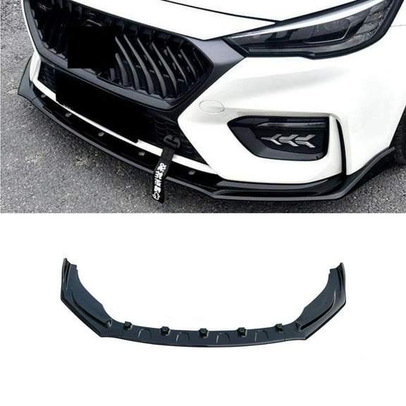 Car Front Bumper Lip Splitter Diffuser Spoiler Body Kit For Morris Garages MG6 2020-2024 Bumper Guard Protector Car Accessories