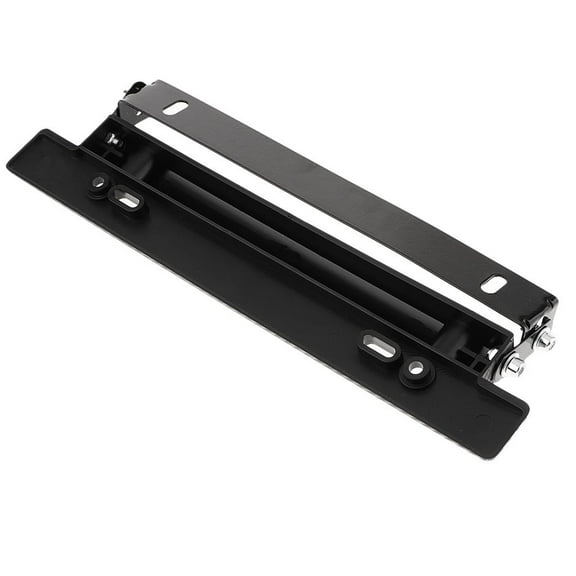 Car Front Bumper Plate Mount Bracket Holder Adjustable Carbon Fiber