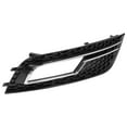 thumbnail image 1 of Car Front Bumper Right Side Fog Light Grille Lamp Cover 8K0807682K Black for Audi A4L B9 S4 RS4 2013-2016, 1 of 7
