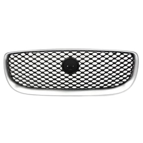 Car Front Center Racing Grill Grille For Jaguar XE 2015-2018 Matte Black w/ Emblem