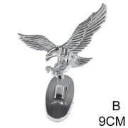 Car Front Cover 3D Hood Ornament Badge Emblem Angel Eagle X1 S9U4
