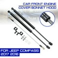 thumbnail image 1 of Car Front Engine Cover Hood Shock Lift Strut Set For Jeep Compass 2017 2018 Struts Bar Support Props Rod Arm Gas Spring Bracket, 1 of 6