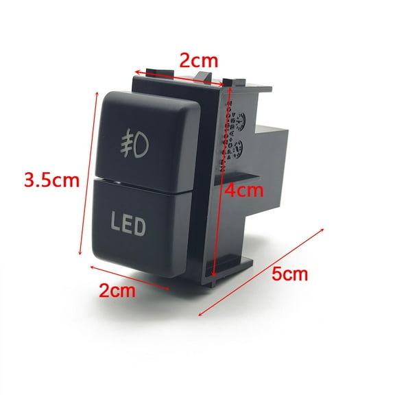 Car Front Fog Light Dual Key Switch For Nissan Patrol Y61 Y62 Titan Xterra 08-15