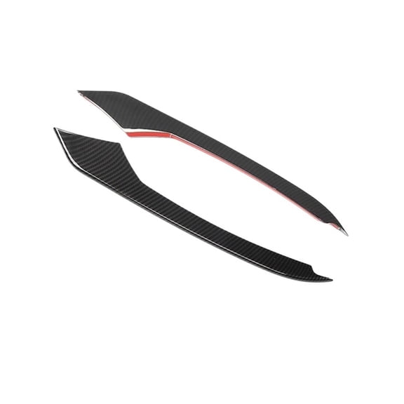 Car Front Fog Light Eyelid Decoration Cover Trim Strips Stickers For Ford Mustang 2015-2018 Car Styling Accessories