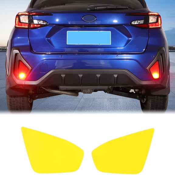 Car Front Fog Light Lamp Decal Sticker Compatible with Subaru Crosstrek 2024-2026  2019-2024 Front Fog Light Panel Precut Vinyl Tint Cover Guard Yellow Transparent Film Decorator Accessories
