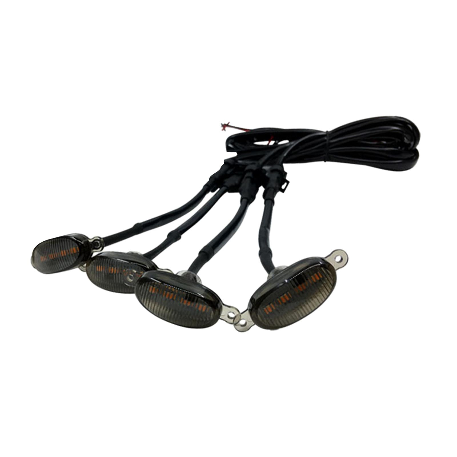 Car Front Grille Lights Cars Grid Decorative LED Universal Front Grille LED Marker Lights