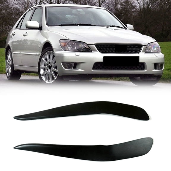 Car Front Headlight Cover Eyebrows Eyelid Trim Sticker for IS200 IS300 RS200 1998-2005