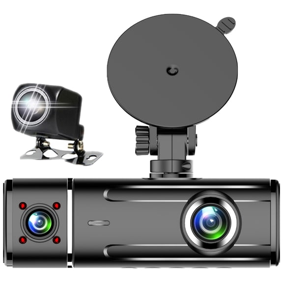 Car Front, Interior, Rear Camera 3.16inch Display, High Resolution Parking Monitors Surveillances Recording Accessories