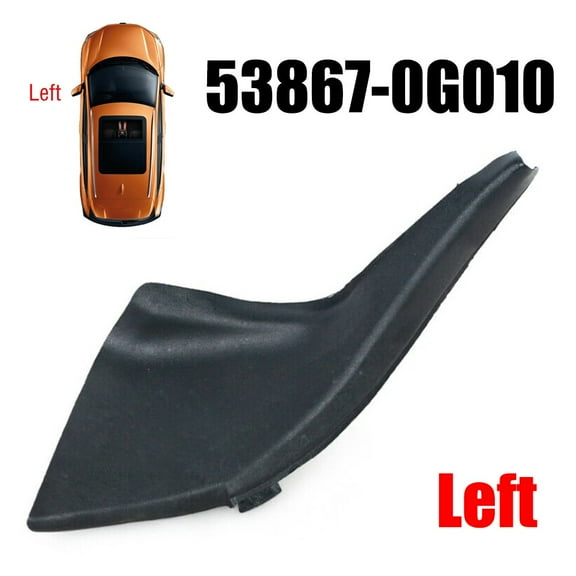 Car Front Left Windshield Wrap Corner Trim Cowl Trim for Toyota LC150 2010-2017 Auto Accessories