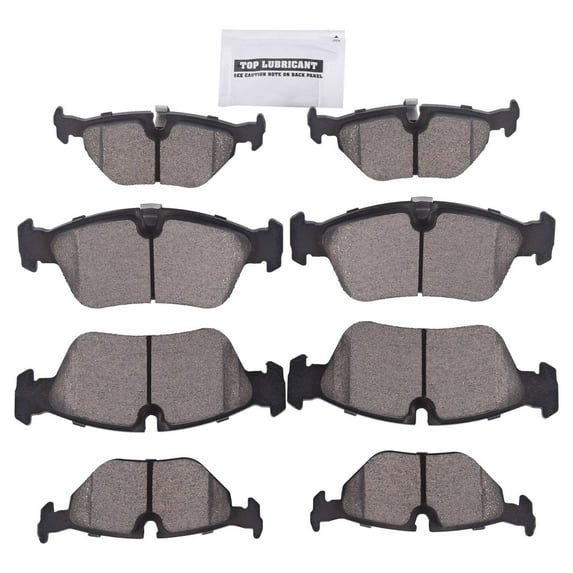 Car Front Rear Ceramic Brake Pads Kit D781+D763