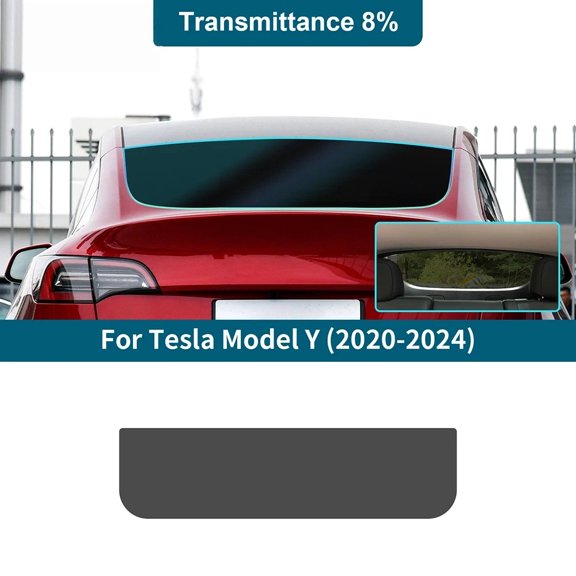 Car Front Rear Side Window VLT Solar Film UV Protection Summer Tint Kit for Tesla Model Y 2020 2021 2022 2023 2024 Accessories