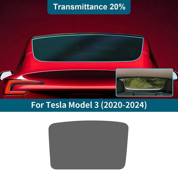 Car Front Rear Side Window for Tesla Model 3 Model 3 2020 2021 2022 2023 2024 Privacy UV Protection Tint Solar Film Accessories