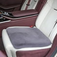 thumbnail image 1 of Car Front Seat Cushion, Soft Warm Faux Rabbit Fur Winter Auto Seat Cover, Fluffy Plush Vehicle Seat Protector Pad with Non-Slip Backing, Car Accessories for Home and Office Chair, 1 of 5