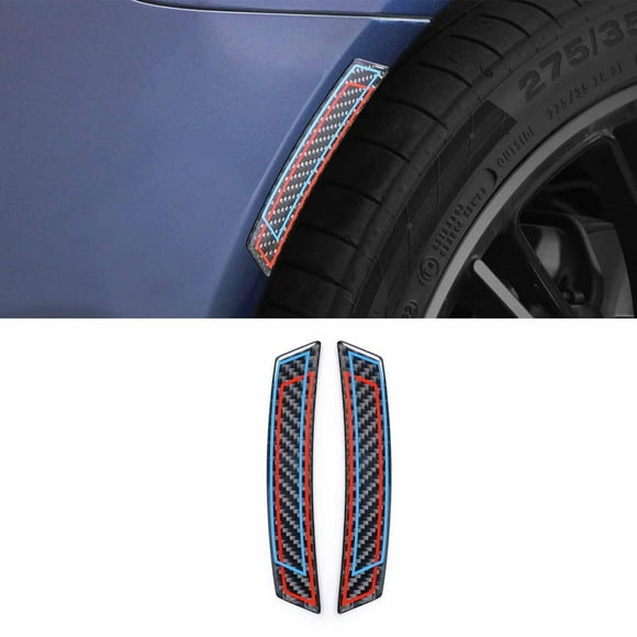 Car Front Side Bumper Side Marker Trim,Car Wheel Rim Emblems M Sticker Compatible with BMW 1 2 3 4 5 6 7 Series X1 X2 X3 X4 X5 X6 Accessories T
