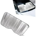 thumbnail image 1 of Car Front Windshield Sunshade,Topboutique Car Windshield Cooling Cover,Windshield Sunscreen Heatshield to Blocks Harmful UV Rays,Foldable Reflective Sun Visor,51''x23'', 1 of 8