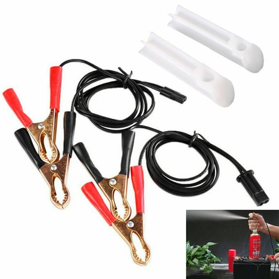 Car Fuel Injector Flush Cleaner Adapter Kit Set Vehicle Cleaners Tool DIY USA
