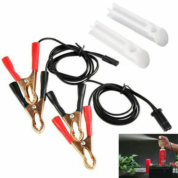 Car Fuel Injector Flush Cleaner Adapter Kit Set Vehicle Cleaners Tool DIY USA