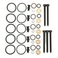 Car Fuel Injector Seals Gaskets Kit with 5 Bolts 038198051B Replacement