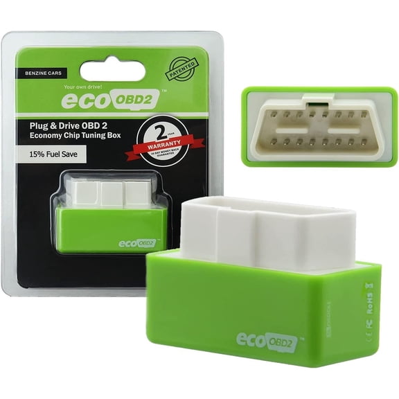 Car Fuel Saver, Eco Tuning Box Chip for Petrol Car Gas Saving, Saves About 15% Fuel (1pc)