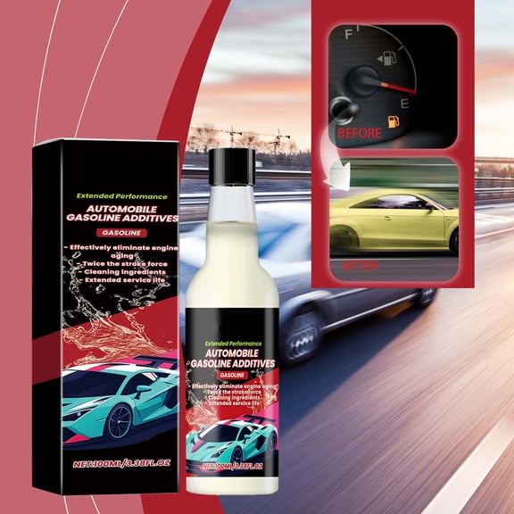 Car Fuel System Additive,Engine Power Improvement Cleaner,Fuel Efficiency Stabilizer,Injector Lubrication Protection Agent,Carbon Deposit Removal Car Maintenance Solution