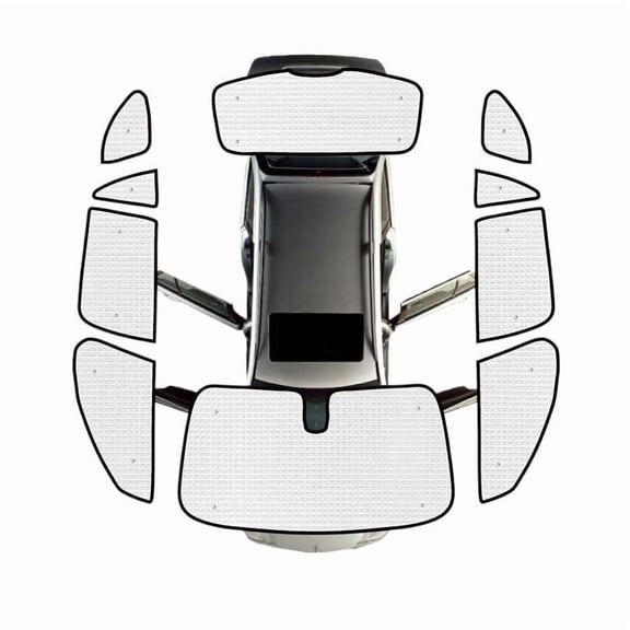 Car Full Sun Visor Covers For BMW X1 F48 Accessories LWB 2016~2022 2020 Car Sun Shade Window Shading Protector Visor