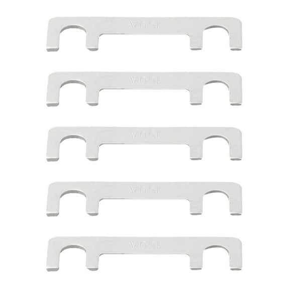 Car Fuse Kit Car Fuse Plate 32V Fork Bolt Flat Type 5Pcs/Set Car Bracket Silver 30A-100A Fuse Car Repair Store High Qulity 2022 150A