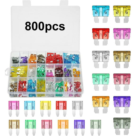 Car Fuse Kit,Set Auto Fuse Car Fuse Kit Fuse With Box Kit Size Set Size Set Auto Fuses Set 800pcs Qisuo Huiop Kit Buzhi 800pcs Mewmewcat
