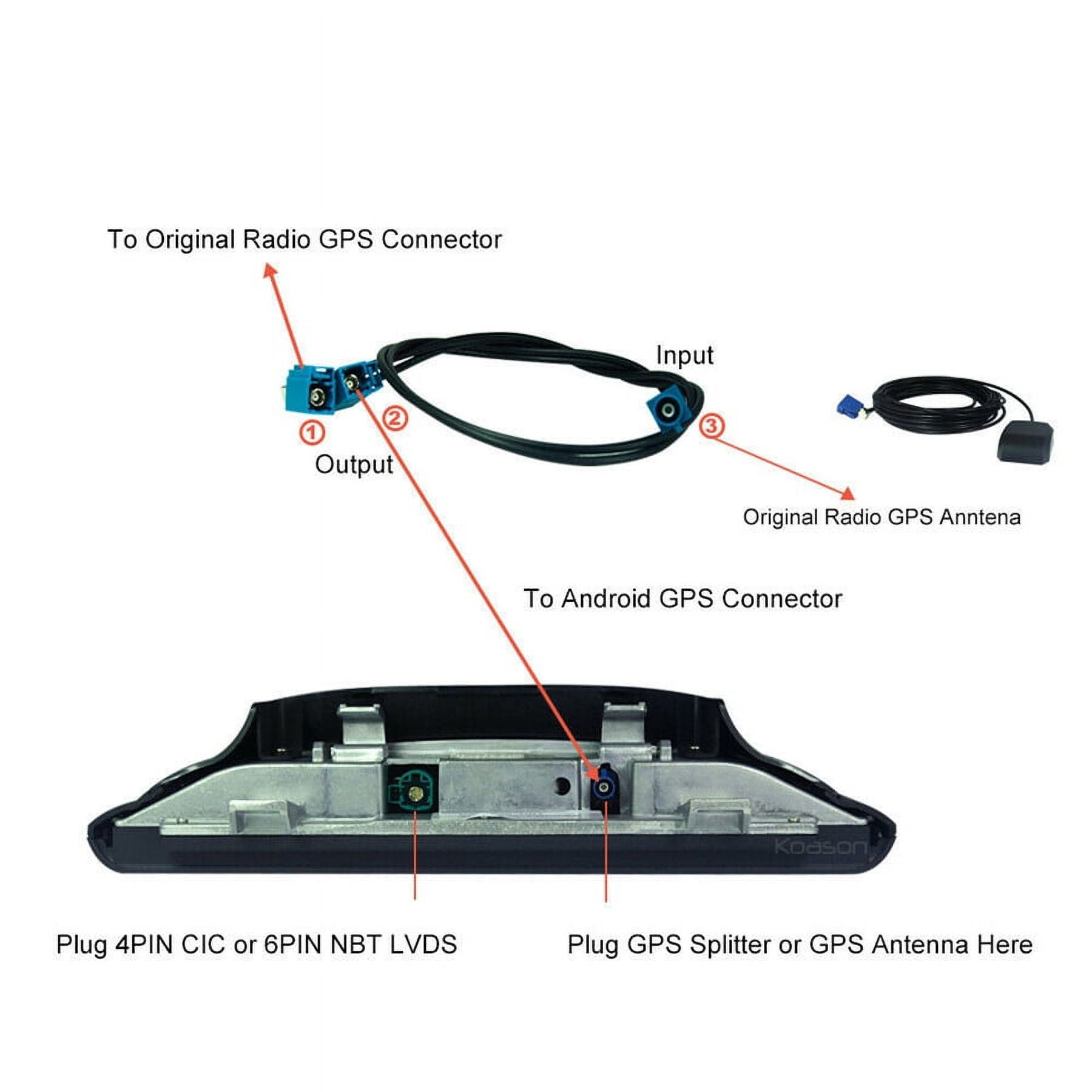 Car GPS Antenna Splitter Cable Android Screen GPS Splitter Cable Car