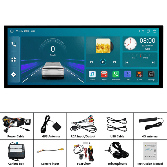 Car GPS Head Unit 12.3" 2K QLED Android15 for Audi Q5 3G MMI 20092017 LHD,Carplay&Android Auto,8Core,1080P Cam&Mic,Fits All Trims