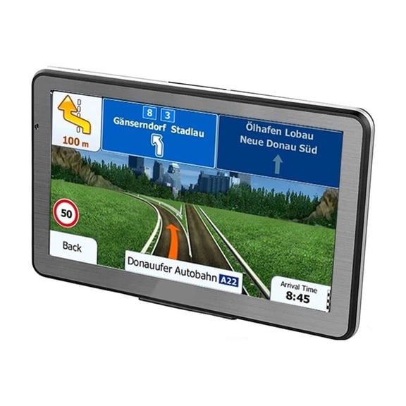 Car GPS Navigation 256M+8GB 4.3 Inch GPS 256M+8GB Latest South America France Europe Vehicle Navigator ,Easy Installation
