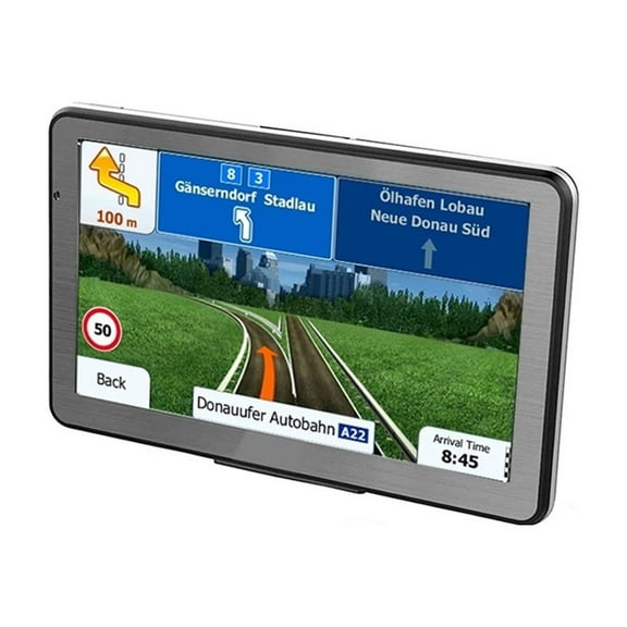 Car GPS Navigation 256M+8GB 4.3 Inch GPS 256M+8GB Latest South America France Europe Vehicle Navigator ,Flexible Double Bracket Installation
