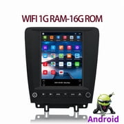 Car GPS Navigation Android 12 1G+16G Tesla Style Vertical Screen For Ford Mustang 2010-2014 Car Radio Player With RDS Wifi