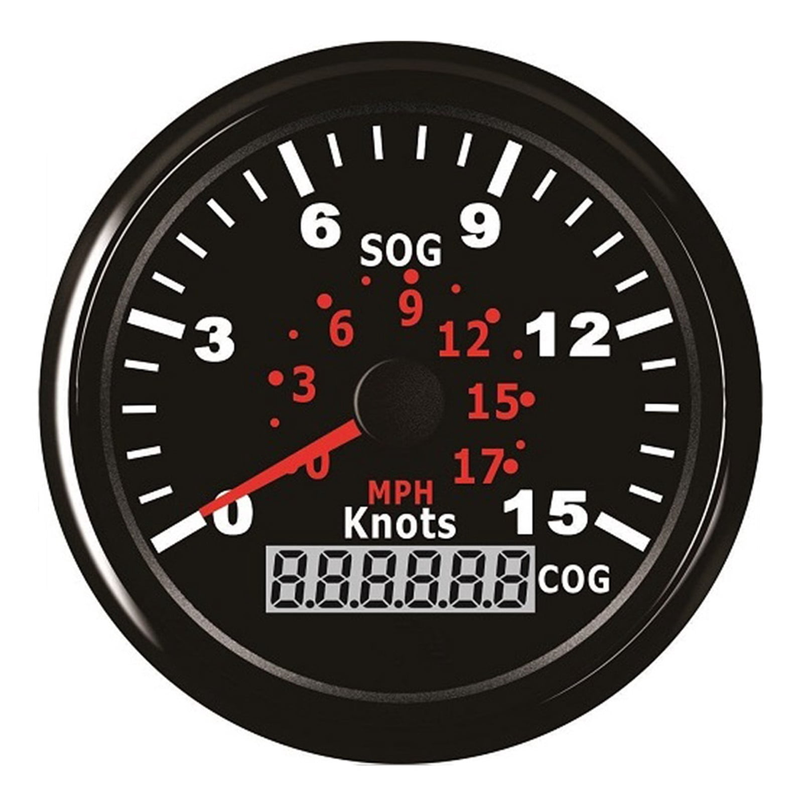 Speedometer 15mph Car GPS Speedometer 15Knots 17MPH LCD Speed Gauge For Automobile ...