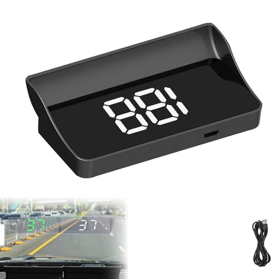 Car GPS Speedometer Head Up Display for Windshield, Plug & Play USB HUD for Cars