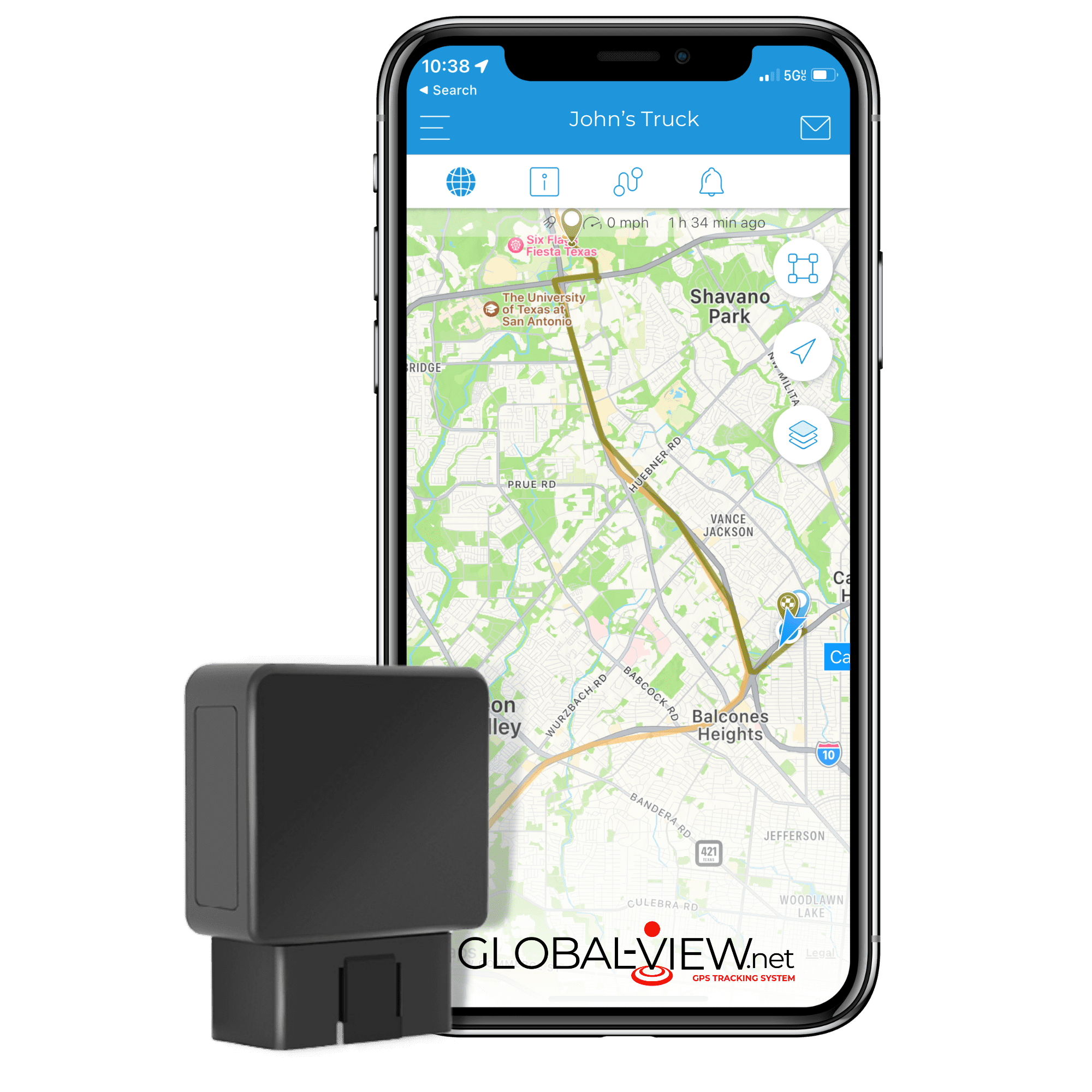 LandAirSea 54 GPS Tracker, - Waterproof Magnet Mount. Full Global Coverage.  4G LTE Real-Time Tracking for Vehicle, Asset, Fleet, Elderly and more.