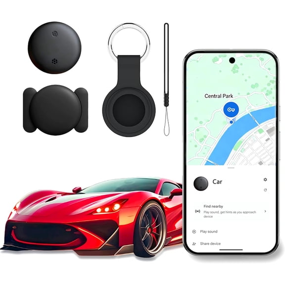 Car GPS Tracker  No Subscription fees Required Ultra-Strong Magnetism mini-Sized and Portable with a 1-Year Battery Life (Android only)