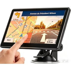 7-inch Touchscreen Car GPS Navigator with Preloaded 2026 Maps. It Comes with Red light Warning, Speed Camera Alerts, Voice Navigation and Custom Truck Routing, and Supports Lifetime Free Map Updates.