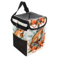 Car Garbage Can Foldable Trash Can with Leakproof Lid, Hanging