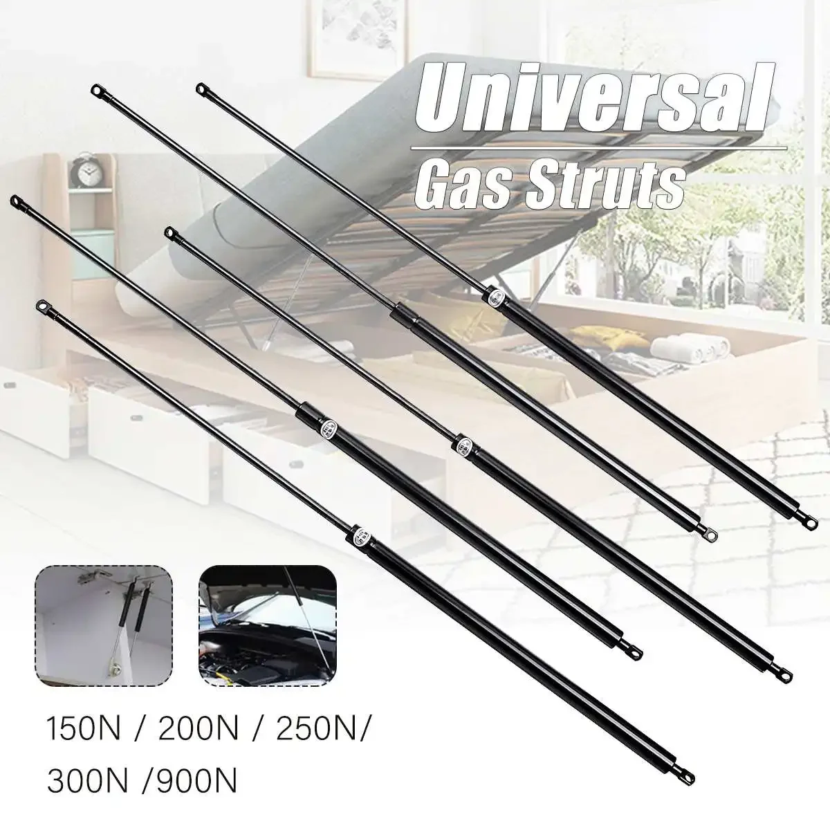 Car Gas Struts Bonnet Hood Trunk Tailgate Shock Lift Strut Support Bar ...